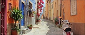 Szardínia utcáinak képe (120x50 cm)