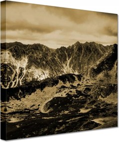 Vászonkép 60x60 Tátra Lengyel hegyek Kilátás