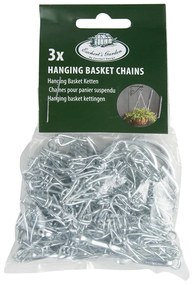 Lánc felakasztható virágkosárhoz, 3 db-os szett