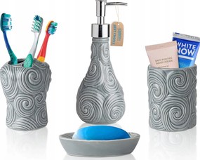 Kerámia fürdőszoba szett 4 részes akcesoria fürdőszobai