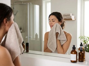 Törölköző NORIELLE 50x90 cm bézs, 100% pamut