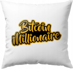 Digitális Párna Arany Divatos Stílusos Párna Bitcoin Kriptovaluta Kripto