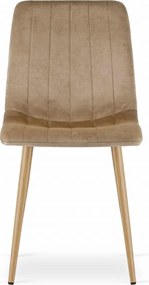 AKCIÓ Barna bársony szék LAVA II. osztály