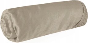 Nova szatén gumis lepedő 200x220 Eurofirany bézs