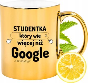 Prémium Arany Csillogó Bögre Diáklányoknak Ajándék Nyomtatott Fotóval