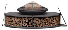 Blumfeldt Firebowl Ebeko 3 az 1-ben, grillsütőként vagy asztalként is használható, grillrács + szikravédő