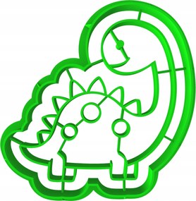 Foremka Lyukasztó Dinoszaurusz keksz- és mézeskalács kiszúró kicsi Diplodok