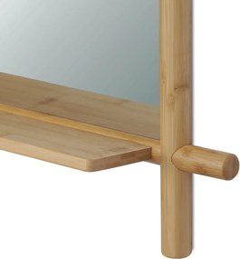 Falitükör, bambusz, natúr, AZR-B027