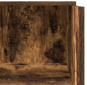 recepciós pult füstös tölgy 55x50x103,5 cm szerelt fa
