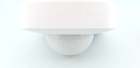 Damik Dove Pir mozgásérzékelő, felületre szerelhető, mennyezeti, 60°-os látószög, 2000W, fehér, IP65