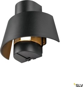 SLV 1007585 PHOTONI Modern Kültéri Fali Lámpa Fekete E27 IP55