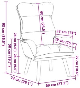 Relaxáló Szék Sárga Velúr