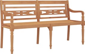 vidaXL tömör tíkfa Batavia pad 150 cm