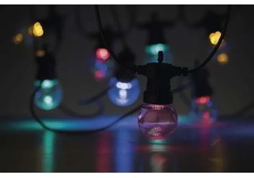 LED Kültéri dekorációs lánc 50xLED/10m IP44 átlátszó