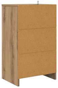 vidaXL Éjjeliszekrények 2 pcs Artisan tölgy 40 x 30 x 467 cm Faanyag