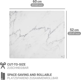 PVC tűzhely fedőlap 60x52 cm Marble – Wenko
