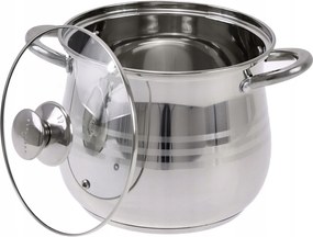 Acél Fazék Kerek Bogrács Fedővel 4 L 18 cm Edenberg 532 Indukciós