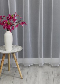 Függöny méterben markizeta fehér 330, súlyozott aljjal