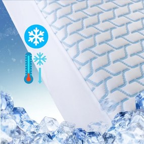 IceFresh Comfort hűtőlepedő rugalmas szalaggal a kerület mentén EMI, 90x200-as lap