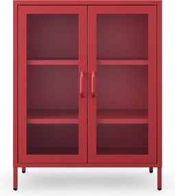 Vitrin GINA, 800 x 1015 x 400 mm, Modern: piros