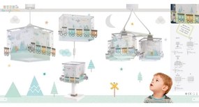 Dalber D-63534 - Gyerek csillár TRAIN 3xE27/60W/230V