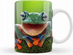 Békás Bögre Béka 330 ml porcelán ajándék tágas étkészlet