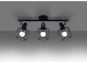 Sollux SL.1116 - Spotlámpa BELUCI 3xE14/40W/230V fekete