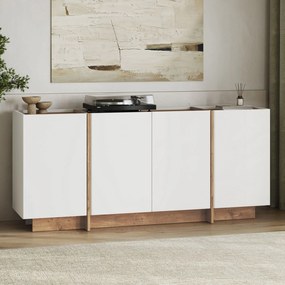 Dorma Komód/ konzolasztal 180 cm – Atlantic Pine / Fehér