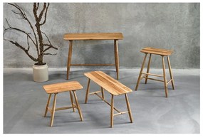 Tölgyfa étkezőasztal 44.5x100 cm Bodo – Villa Collection