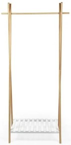 Compactor Bamboo Stender ruhaállvány, természetes fa
