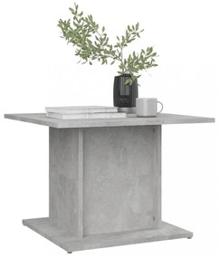 betonszürke szerelt fa dohányzóasztal 55,5x55,5x40 cm