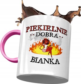 Rózsaszín Bögre Bianka Feleség Barátnő Nyomtatott Fotóval