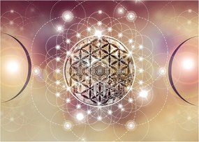 Kép - Mandala elemekkel (70x50 cm)
