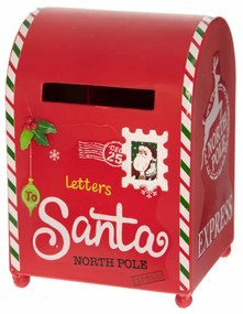 Postaláda fém 14x13x19cm piros