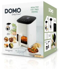 DOMO DO541FR forrólevegős fritőz betekintő ablakkal, 3,5 l