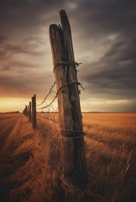 Poszter 68x101cm Nyugat a határon