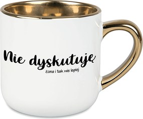 Bögre Nagy Fehér Nem Vitatkozom Ajándék Feleségnek Évfordulóra Valentin nap