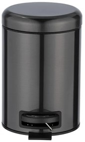 WENKO 24035100 - LEMAN kosár 17x25 cm rozsdamentes acél/fekete