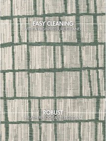 Zöld-krémszínű kerek kültéri-beltéri szőnyeg ø 160 cm Haringey Crouch – Ted Baker