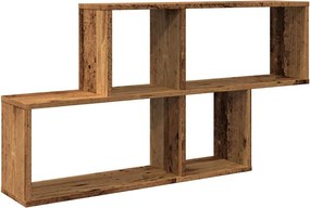 vidaXL antik fa színű szerelt fa fali polc 100 x 18 x 53 cm