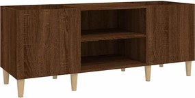 vidaXL barna tölgyszínű szerelt fa hanglemezszekrény 121x38x48 cm