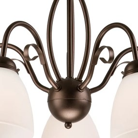 Csillár láncon ADELLE 5xE27/60W/230V