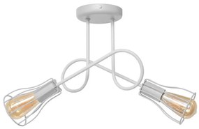 Felületre szerelhető csillár OXFORD 2xE27/15W/230V fehér