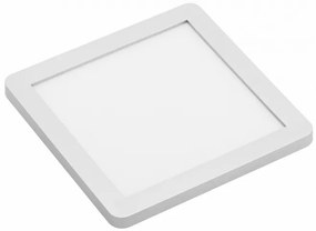 LED Lámpatest, VEGAS, semleges fehér, 100*100mm, felületre szerelhető, 12V, 140lm, 3W, kábellel, csatlakozóval