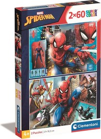 Pókember Partners in Suits 2x60 db-os puzzle Clementoni