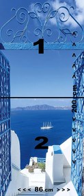 Fotótapéta ajtóra GREECE 86x200 cm