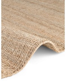 Natúr színű juta kerek szőnyeg ø 160 cm Bouclé Jaipur – Hanse Home