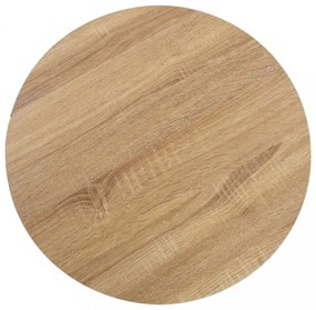 világosbarna MDF bisztróasztal 50 cm