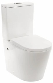 Pedro White perem nélküli mély öblítésű íves monoblokkos WC alsó/hátsó kifolyású, tartállyal, tetővel