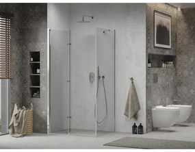 Mexen Lima zuhanykabin 115x110cm, 6mm üveg, króm profil-átlátszó üveg, 856-115-110-01-00
